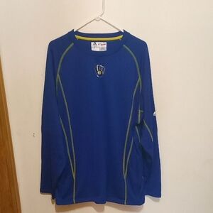 Milwaukee Brewers Therma Baseball Warm Up Shirt